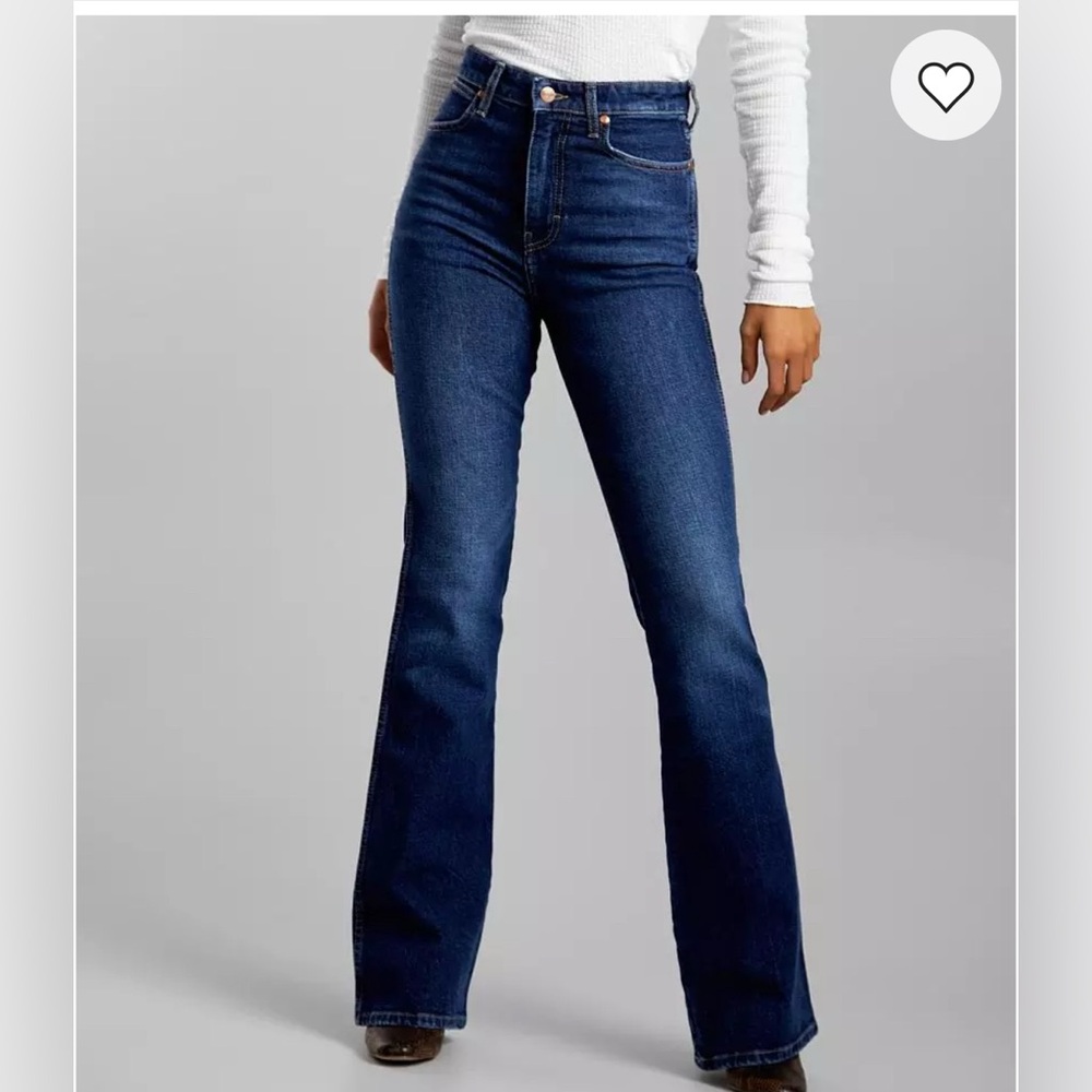 Wrangler Dark Blue Flare Women's Jeans